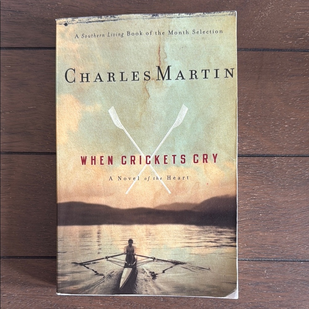 When Crickets Cry Paperback Book by Charles Martin